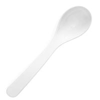 łyżka do sałatek biała dł. 235 mm  - hendi 564103
