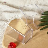 PUCHARKI NA DESERKI Kubeczki PRZEKĄSKI Kwadratowe Deser 150ml 48szt