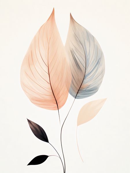Plakat 60x80cm Liściasty Taniec zdjęcie 1
