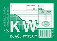 kw dowód wypłaty a6 402-5