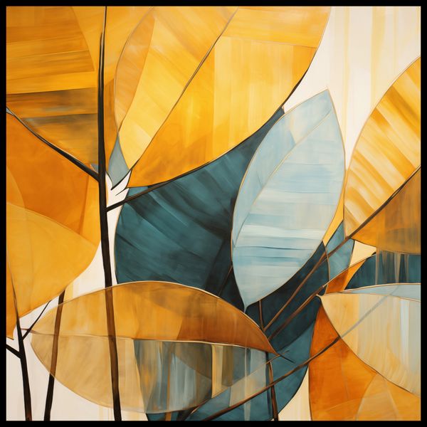 Plakat 100x100cm Harmonia Odcieni zdjęcie 2
