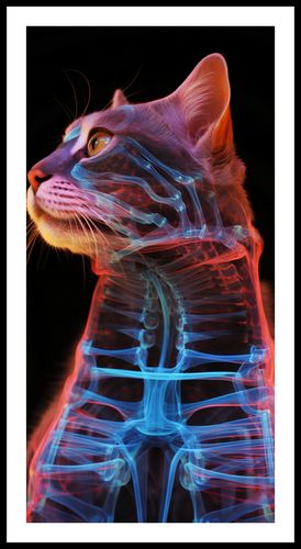 Plakat 50x100cm Anatomia Kota na Arena.pl