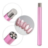 Magnetyzer 2w1 walec AlleLac do kociego oka cat eye różowy