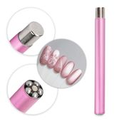 Magnetyzer 2w1 walec AlleLac do kociego oka cat eye różowy