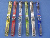 Narty+kijki dla dzieci 90 cm różne kol produkt PL