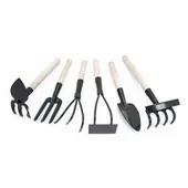 ZESTAW NARZEDZI OGRODNICZYCH 6 ELEM. MINI metalowe