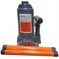 PODNOŚNIK HYDRAULICZNY BUTELKOWY SŁUPKOWY 6T 18-36CM LEKKI KRAFTDELE KD1982