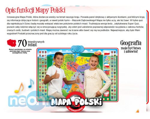 Dumel discovery interaktywna mapa polski na Arena.pl