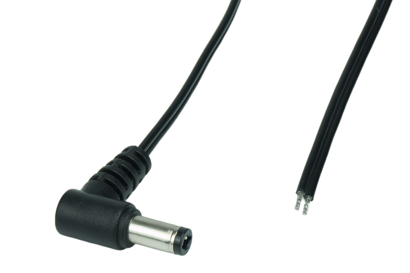 POS DC cable TLYp0,5 Plug 2555 angular L=250mm zdjęcie 1