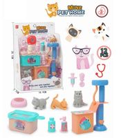 Zestaw Z Pieskiem I Kotem  Dla Dzieci Zabawka Na Prezent 832-85