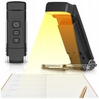 LAMPKA DO CZYTANIA KSIĄŻEK Z KLIPSEM LED USB NOCNA 9 LED + 5 MOCY + 3