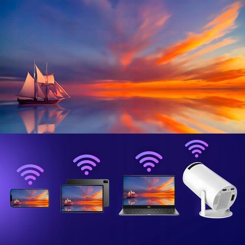 Projektor Rzutnik Android TV WiFi FULL HD Przenośny SMART Głośnik na Arena.pl