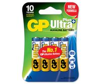 BATERIA ULTRA+ ALKALINE AA LR6 1.5V 4 SZTUKI - GP15AUP-U4
