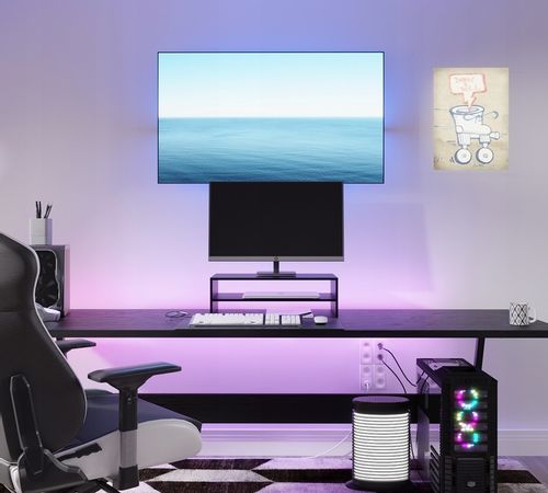 PODSTAWKA POD MONITOR Z PÓŁKĄ NA BIURKO NADSTAWKA PODNOSI EKRAN O 14 CM na Arena.pl