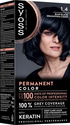 SYOSS PERMANENT COLOR FARBA DO WŁOSÓW TRWAŁA NR 1_4 GRANATOWA CZERŃ 1 SZT na Arena.pl