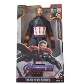 KAPITAN AMERYKA INTERAKTYWNA DUŻA FIGURKA AVENGERS ŚWIATŁO DŹWIĘK 30 CM