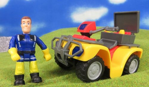 STRAŻAK SAM POJAZD QUAD MERCURY REFLEKTORY FIGURKA SAMA SKRZYNKA NARZĘDZIA na Arena.pl