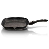 patelnia granitowa grillowa 28 cm berlinger haus bh-1846 black silver