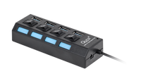 KOM0940 HUB USB 3.0 4 portowy QUER PRO