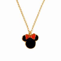 łańcuszek myszka z kokardką (c15/mik/08au)
