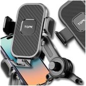 Uchwyt do samochodu na telefon czarny teleskopowy na kratkę