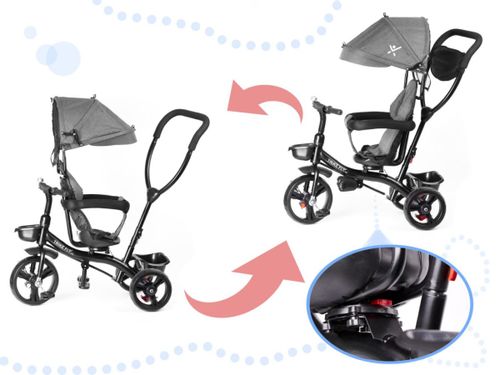Rowerek trójkołowy Trike Fix Lite szary na Arena.pl