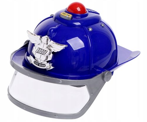 KASK POLICYJNY Z EFEKTAMI DŹWIĘKOWYMI ŚWIETLNYMI HEŁM MAŁY POLICJANT na Arena.pl