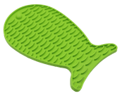 Zabawka dla psa gumowa lick mata ryba mata do lizania zielona 23cm