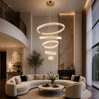 Lampa Wisząca Berella Malati XXL Złota BL5605