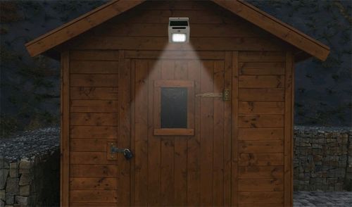 Światło solarne naścienne LED z detektorem ruchu i czujnikiem zmierzchu na Arena.pl