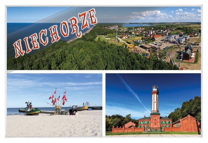 Niechorze - magnes szklany zdjęcie 1