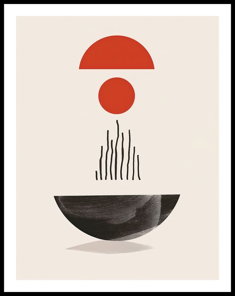 Plakat 50x65cm Półokrągła Forma zdjęcie 3