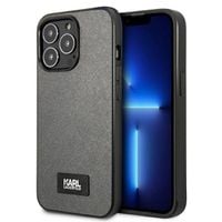 Karl Lagerfeld KLHCP13LSFMP2DG iPhone 13 Pro / 13 6,1" hardcase srebrny