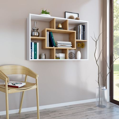 Regał 90x60x20 cm ścienny podłogowy biały wotan na Arena.pl