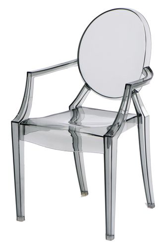 Krzesło Royal szary transparent na Arena.pl
