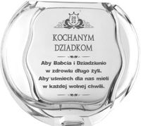 Wazon z grawer PREZENT dla Dziadków Babci Dziadka
