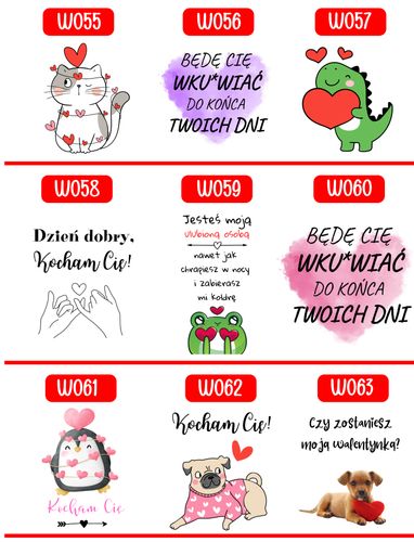 KUBEK MAGICZNY PREZENT DLA DZIEWCZYNY ŻONY MĘŻA CHŁOPAKA WALENTYNKI WZORY na Arena.pl