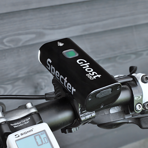Lampka ROWEROWA SPECTER USB LED Ghost650 oświetlenie rowerowe latarka na Arena.pl
