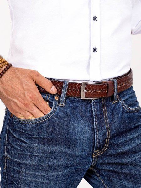 PASEK MĘSKI SKÓRZANY ROVICKY PRS-02-BGE 88-103 95CM zdjęcie 2