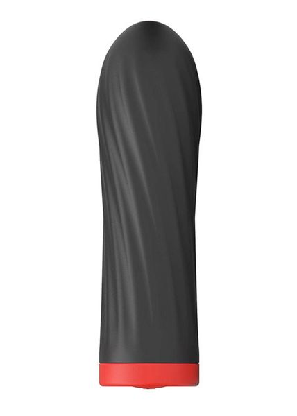 Stymulator-Rechargeable Silicone Touch Vibrator Usb 10 Functions - Black zdjęcie 1