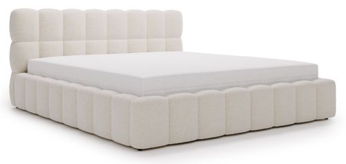 Łóżko tapicerowane Aura 180x200 śmietankowe na Arena.pl