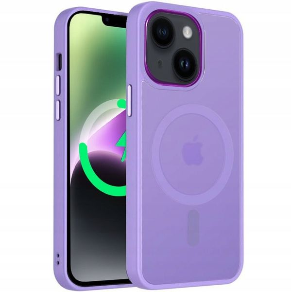 Etui Do iPhone 14 +Szkło 9H WZMACNIANE 360° Matt Case Do Magsafe zdjęcie 12