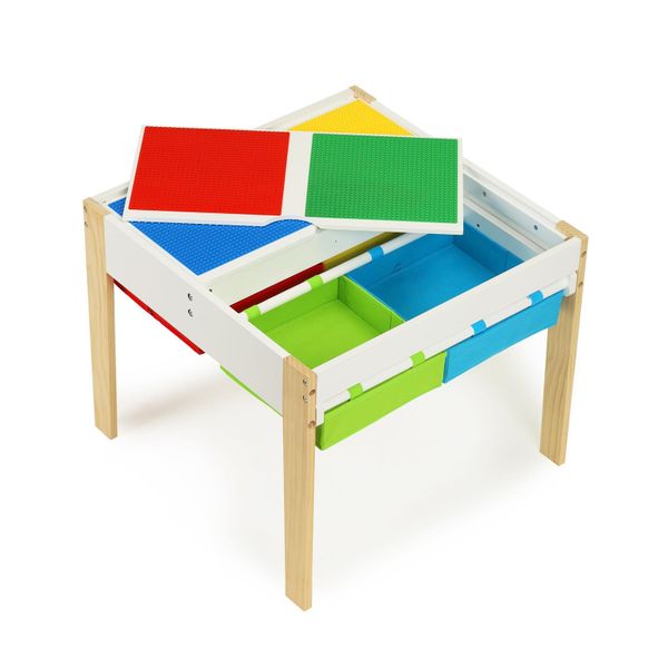 Drewniane meble dla dzieci zestaw stół +2 krzesła na Arena.pl