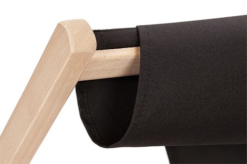 Leżak Drewniany z Gotowymi Nadrukami Summer Vibes Black Bukowe Leżaki KN138 na Arena.pl