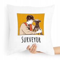 Poduszka Prezent Dla Geodety Surveyor Geodeta Z Nadrukiem Ze Zdjęciem