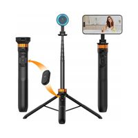 Statyw K&F Concept Tripod 162 cm czarny z pilotem Bluetooth