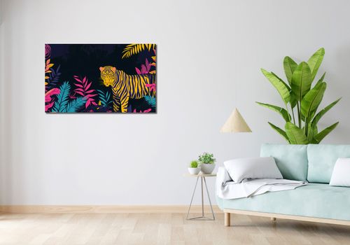 Obraz 100x60cm Tygrys w Rozdarciu na Arena.pl