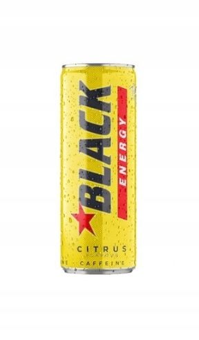 Black Energy drink 24x250ml citrus zdjęcie 1