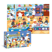 puzzle edukacyjne "zawody kucharz" 150 elementów układanka