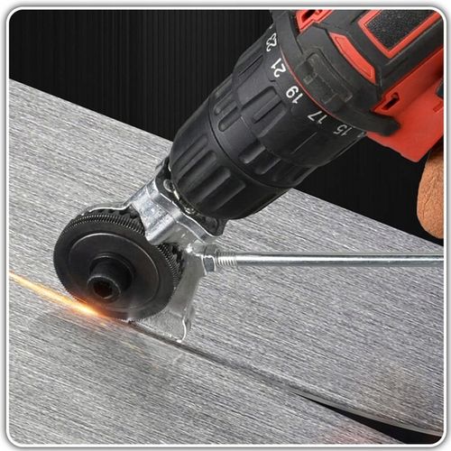 ADAPTER DO CIĘCIA BLACHY NA WKRĘTARKĘ WIERTARKĘ PRZYSTAWKA NOŻYCE na Arena.pl